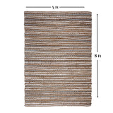 Lush Ambience Kiara Handmade Jute Rug- Rectangular