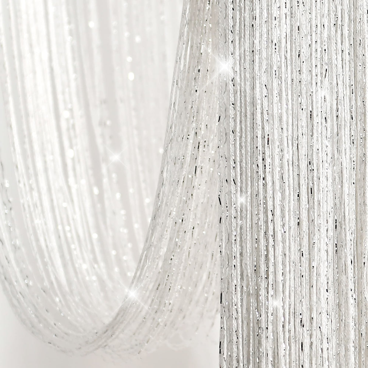 Lush Décor Night Sky String Thread With Peva Lining Shower Curtain