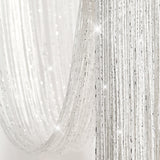 Lush Décor Night Sky String Thread With Peva Lining Shower Curtain