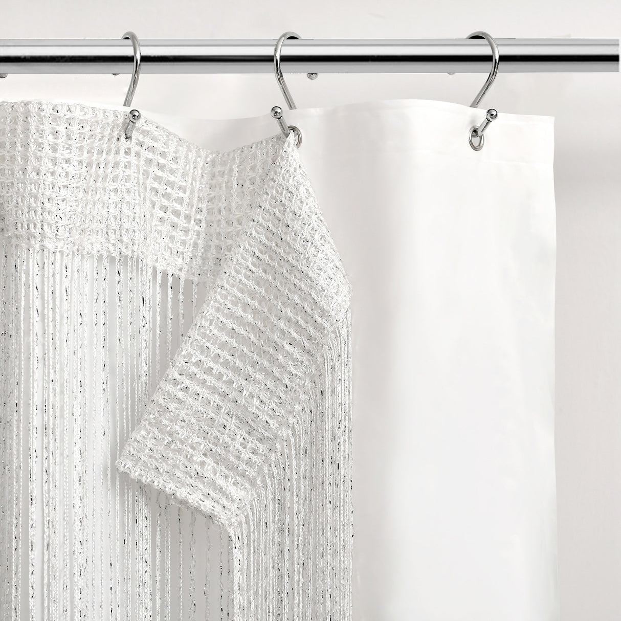 Lush Décor Night Sky String Thread With Peva Lining Shower Curtain
