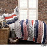 The Curated Nomad La Boheme Striped 3-piece Quilt Set