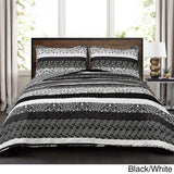The Curated Nomad La Boheme Striped 3-piece Quilt Set