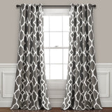 Lush Decor Connor Geo Room Darkening Window Curtain Panel Pair - 52"W x 84"L