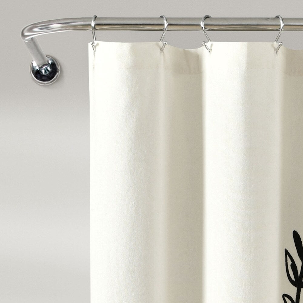 Lush Decor Home Sweet Home Wreath Shower Curtain