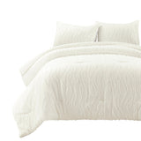 Lush Decor Jacquard Wave Comforter 3-Piece Set