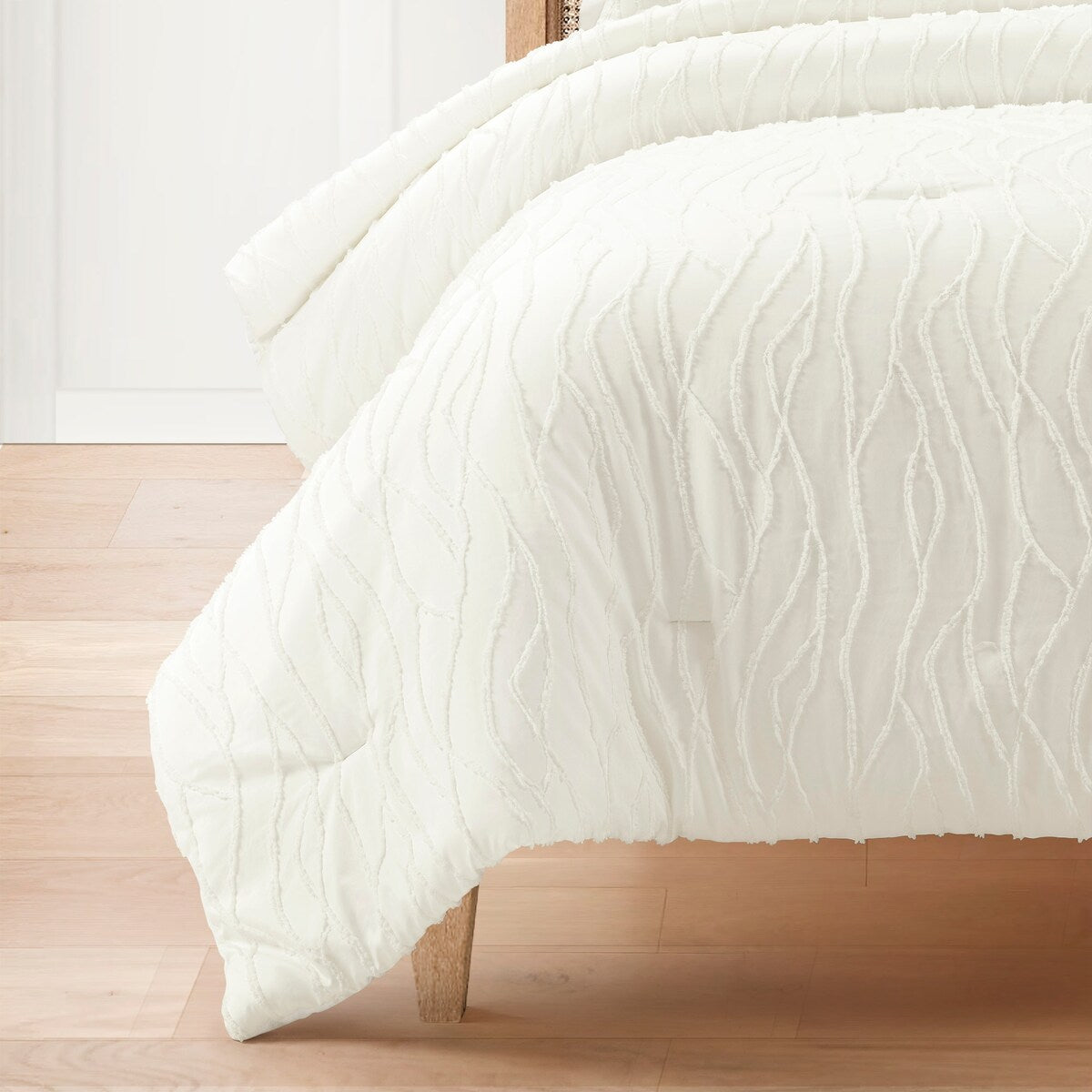 Lush Decor Jacquard Wave Comforter 3-Piece Set