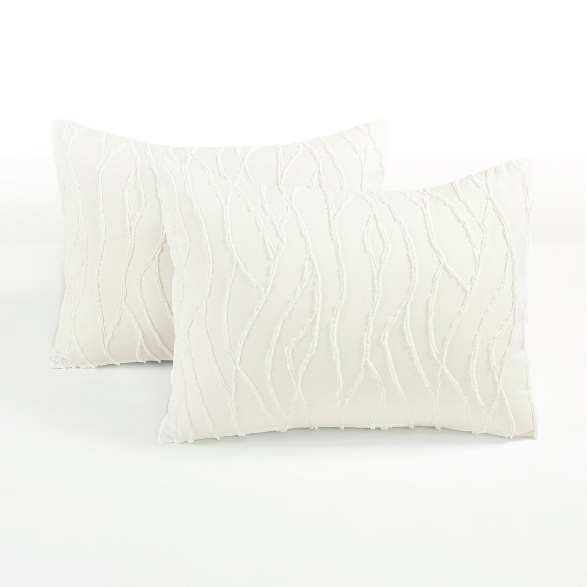 Lush Decor Jacquard Wave Comforter 3-Piece Set
