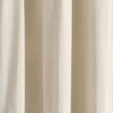 Lush Decor Linen Button Wide Width Single Curtain Panel (1 Panel)