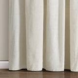 Lush Decor Linen Button Wide Width Single Curtain Panel (1 Panel)