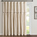 Lush Decor Linen Button Wide Width Single Curtain Panel (1 Panel)