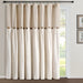 Lush Decor Linen Button Wide Width Single Curtain Panel (1 Panel)