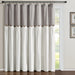 Lush Decor Linen Button Wide Width Single Curtain Panel (1 Panel)