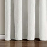 Lush Decor Linen Button Wide Width Single Curtain Panel (1 Panel)