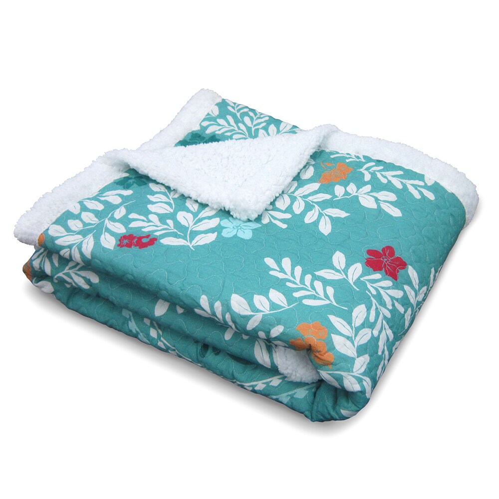 Lush Decor Newbold Sherpa Throw Blanket