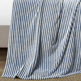 Lush Decor Super Cozy Ultra Soft Ribbed Faux Fur Oversized Bedspread/Blanket