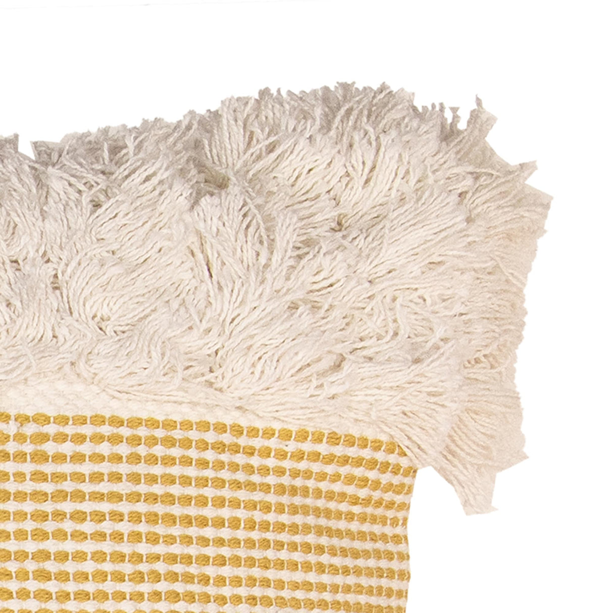 Lush Decor Toulouse Tassel Decorative Pillow Yellow Single 20X20