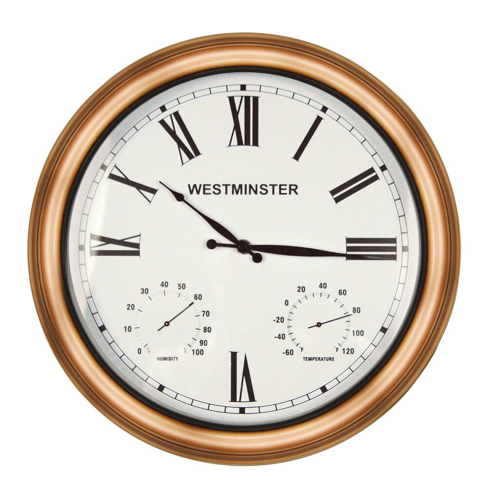 Luster Leaf 20058 15" Bright Copper Mollington Clock