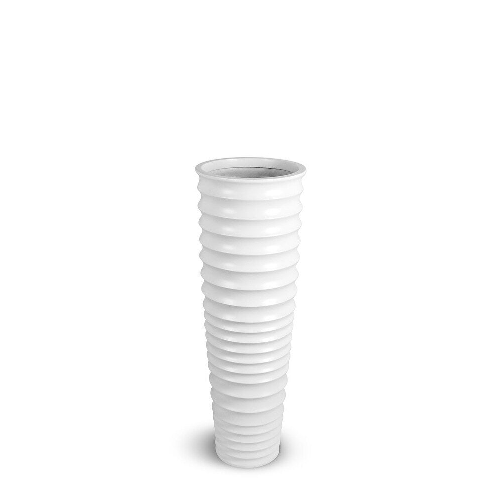 Lux Textura Fiberglass Textured Pot