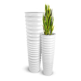 Lux Textura Fiberglass Textured Pot