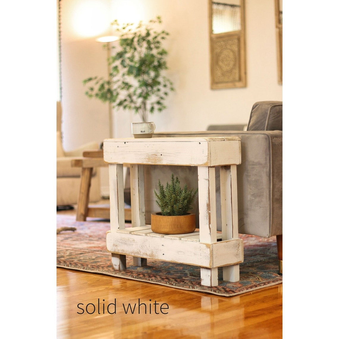 Luxe Accent Table (White)