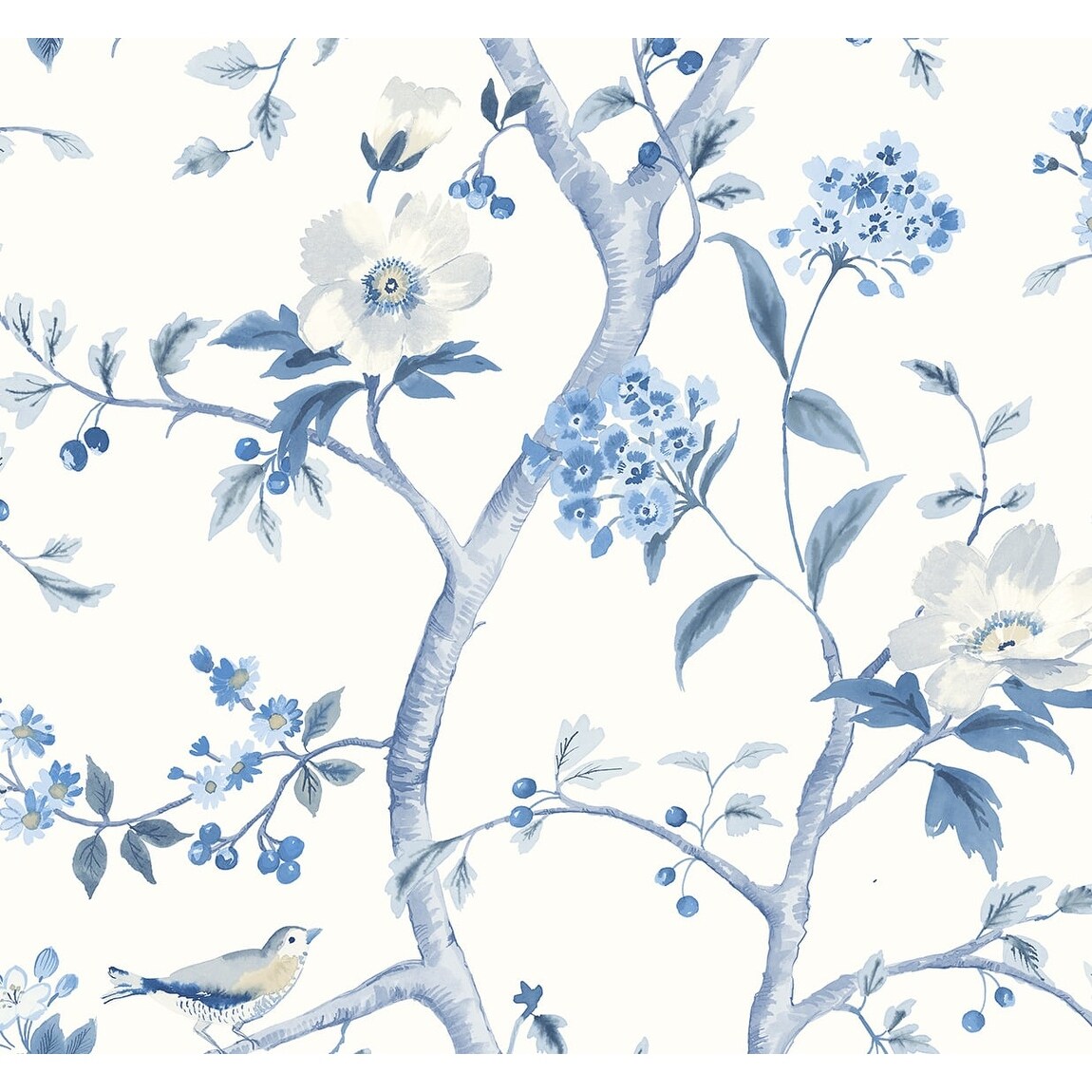 Luxe Haven Floral Trail Peel and Stick Wallpaper