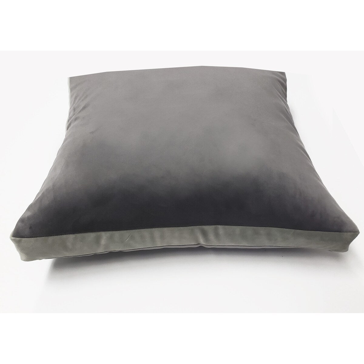 Edie At Home Velvet Decorative Throw Pillow, Slate