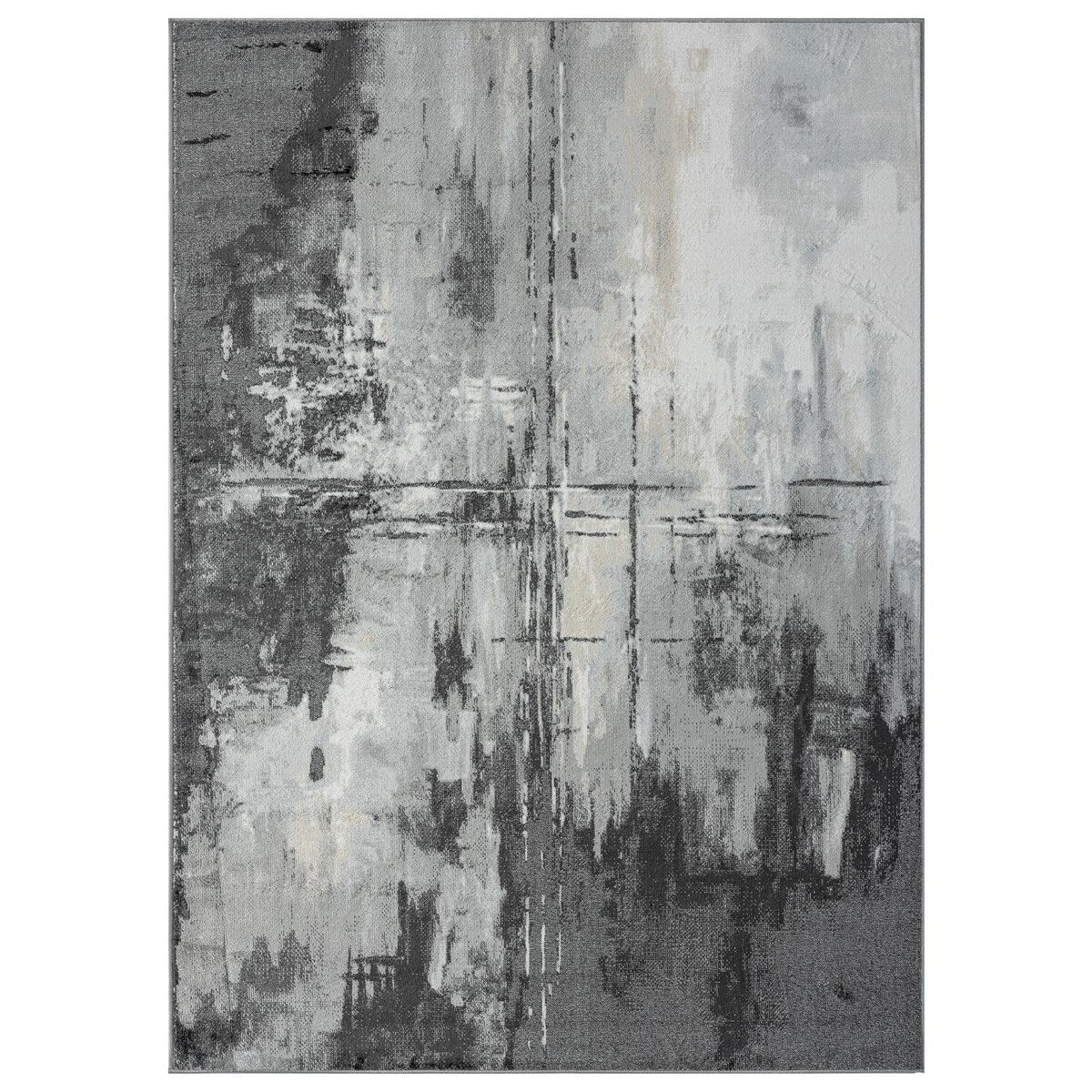 Luxe Weavers Distressed Modern Abstract Area Rug, Indoor Carpet