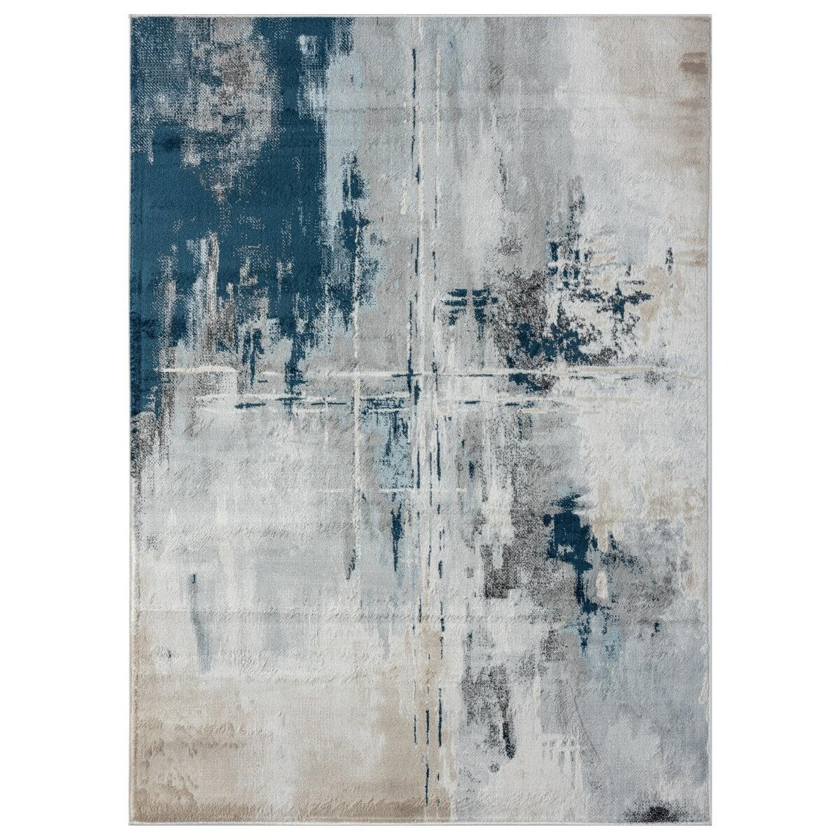 Luxe Weavers Distressed Modern Abstract Area Rug, Indoor Carpet