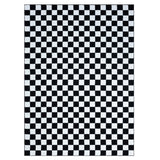 Luxe Weavers Geometric Checkered Area Rug for Living Room and Bedroom