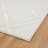 Luxe Weavers Geometric Diamond Shaped Area Rug, Medium Pile Indoor Carpet