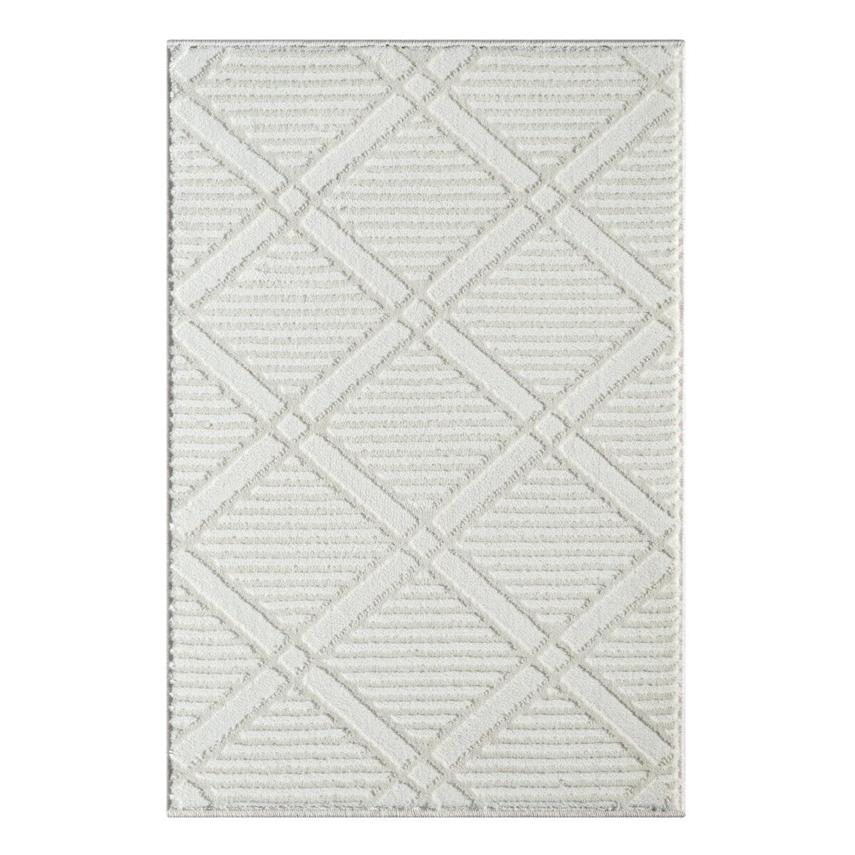 Luxe Weavers Geometric Diamond Shaped Area Rug, Medium Pile Indoor Carpet