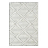 Luxe Weavers Geometric Diamond Shaped Area Rug, Medium Pile Indoor Carpet