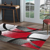 Luxe Weavers Geometric Patterned Area Rug, Indoor Carpet