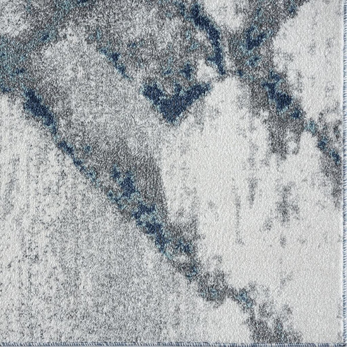 Luxe Weavers Lagos Collection 7926 Blue 2x3 Art Deco Area Rug