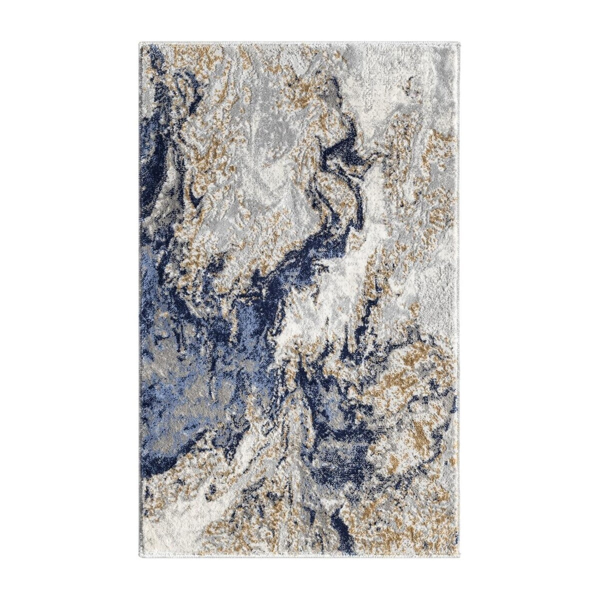 Luxe Weavers Marble Abstract Area Rug, Non-Shedding Carpet