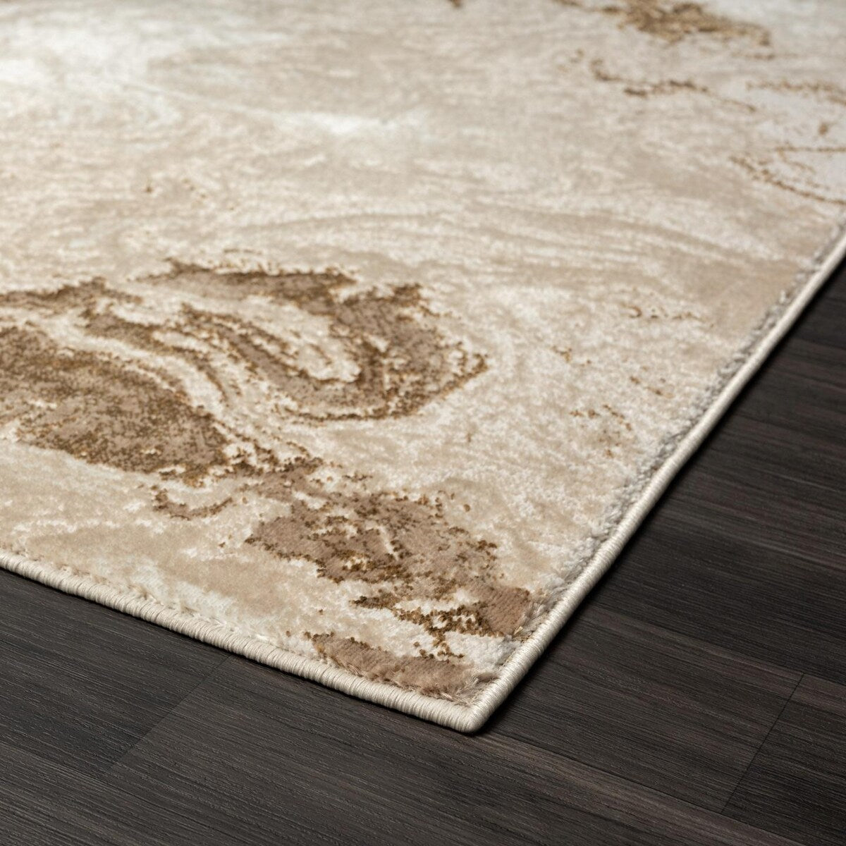 Luxe Weavers Marble Abstract Area Rug, Non-Shedding Carpet