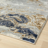 Luxe Weavers Marble Abstract Area Rug, Non-Shedding Carpet