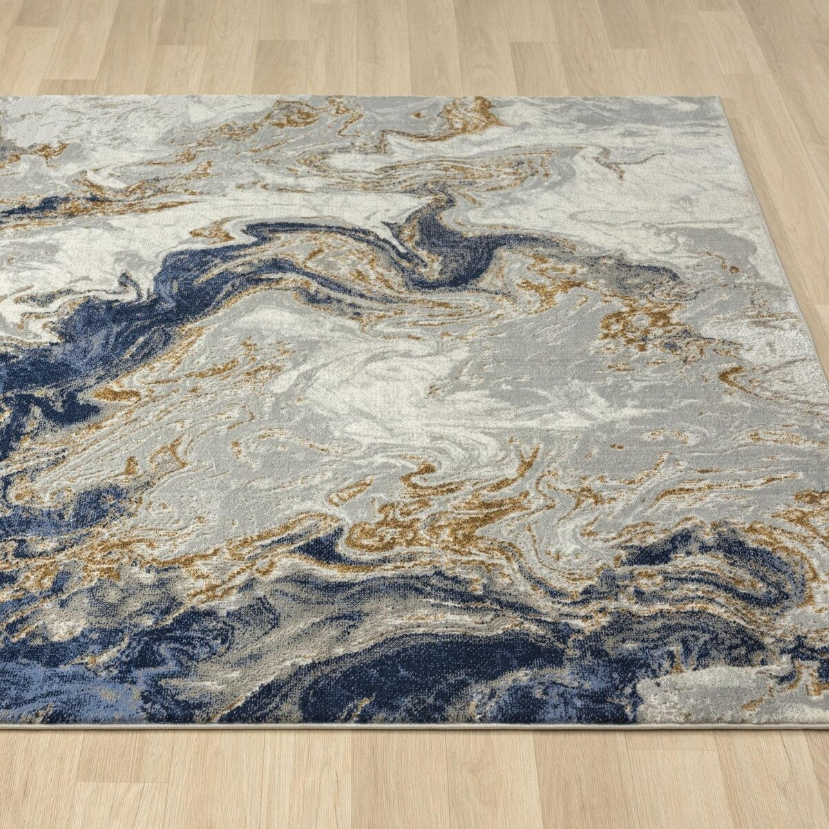 Luxe Weavers Marble Abstract Area Rug, Non-Shedding Carpet