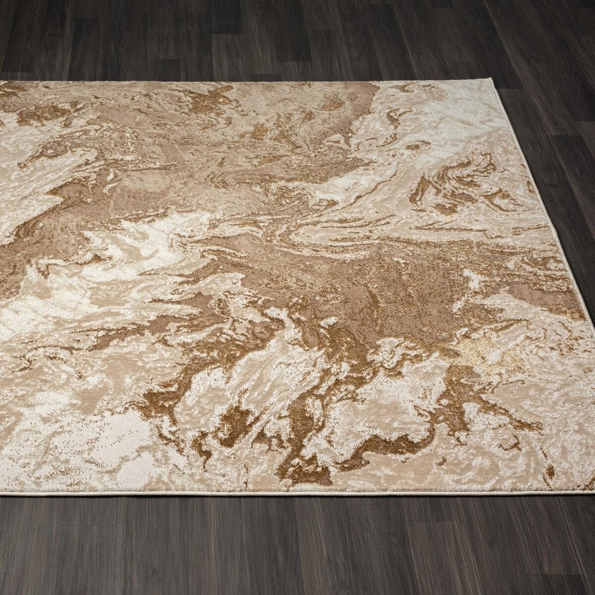 Luxe Weavers Marble Abstract Area Rug, Non-Shedding Carpet