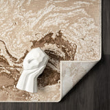 Luxe Weavers Marble Abstract Area Rug, Non-Shedding Carpet