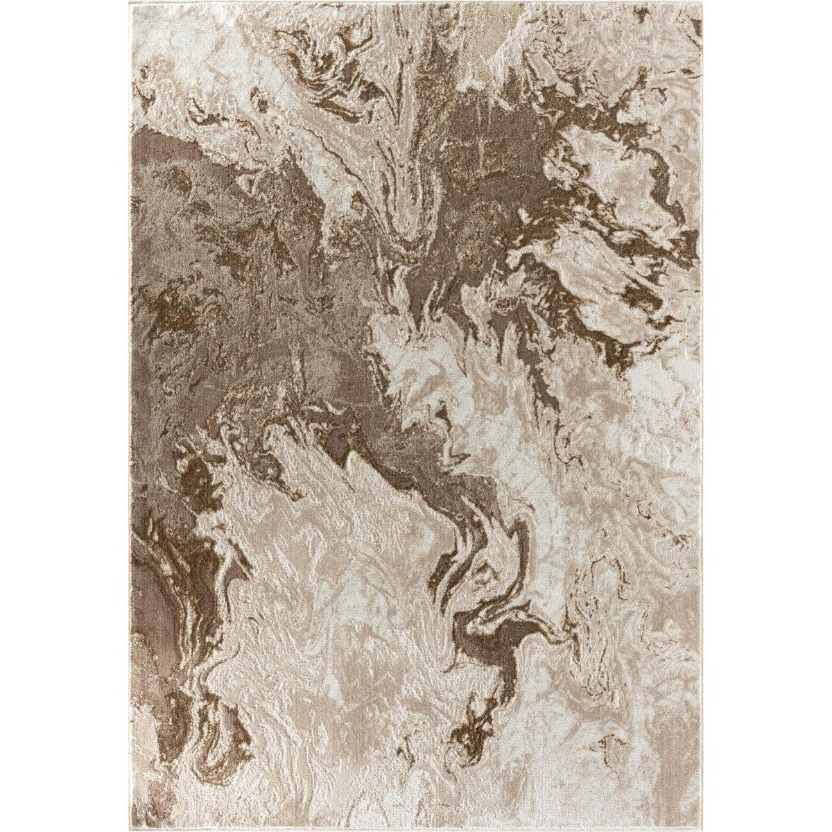 Luxe Weavers Marble Abstract Area Rug, Non-Shedding Carpet