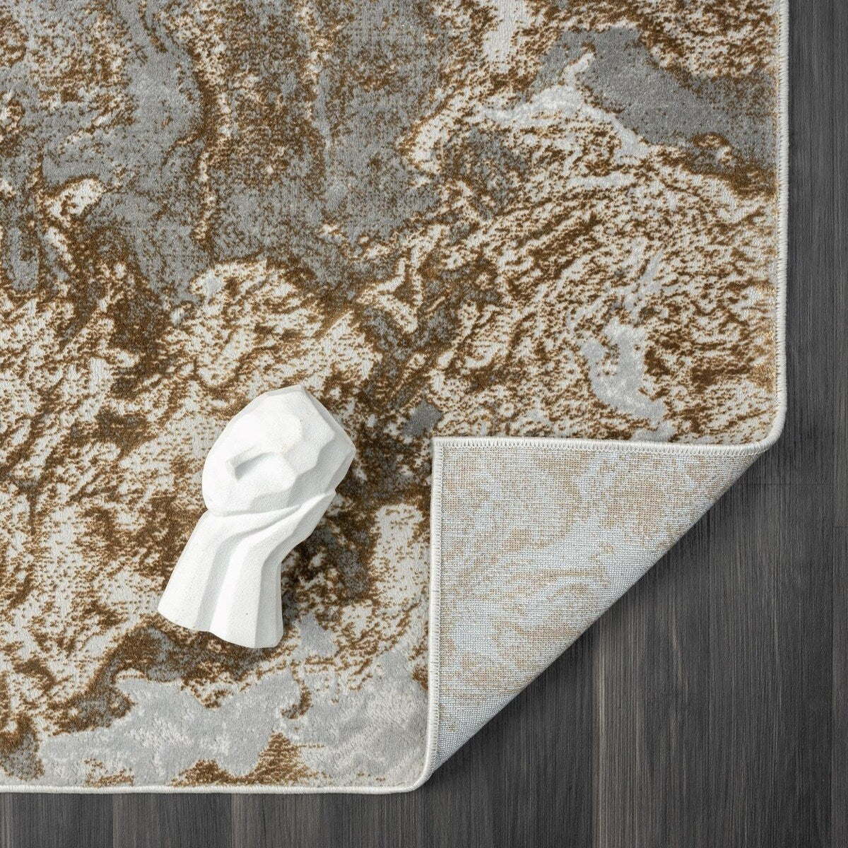 Luxe Weavers Marble Abstract Area Rug, Non-Shedding Carpet