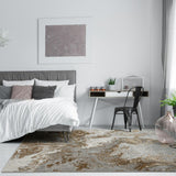 Luxe Weavers Marble Abstract Area Rug, Non-Shedding Carpet
