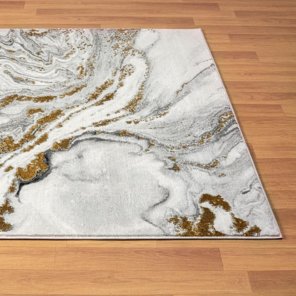 Luxe Weavers Marble Effect Abstract Area Rug, Stain-Resistant Carpet