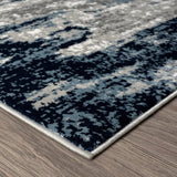 Luxe Weavers Modern Distressed Abstract Area Rug