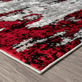 Luxe Weavers Modern Distressed Abstract Area Rug