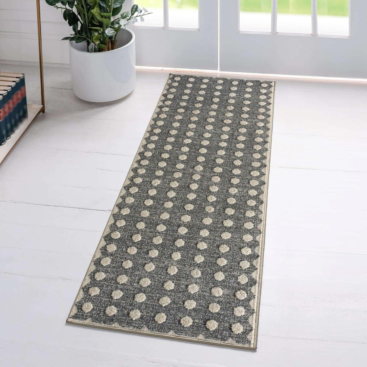 Luxe Weavers Modern Geometric Dots Area Rug, Indoor Carpet