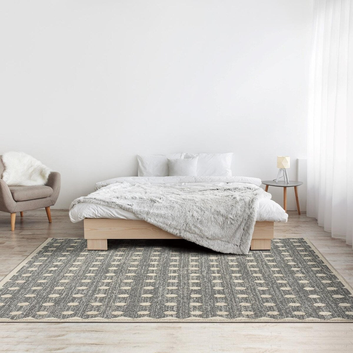 Luxe Weavers Modern Geometric Dots Area Rug, Indoor Carpet