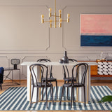 Luxe Weavers Moroccan Lines Area Rug for Bedrooms