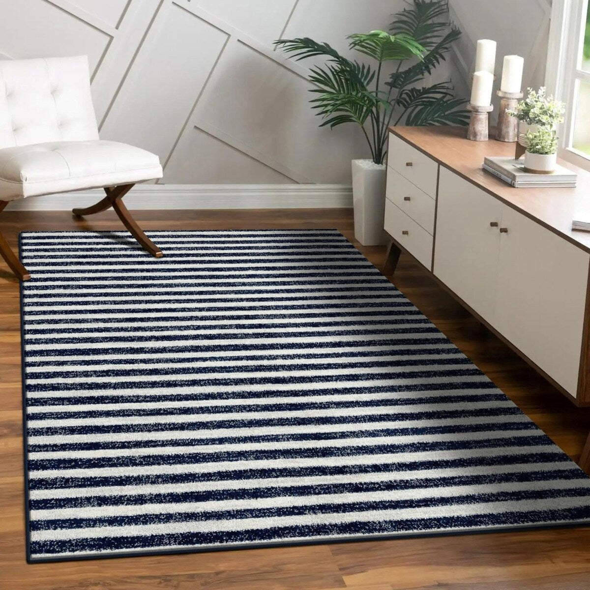 Luxe Weavers Moroccan Lines Area Rug for Bedrooms